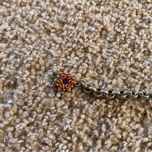 Jeweled Enamel Chain Belt 42 inches from end to end - Picture 15 of 16